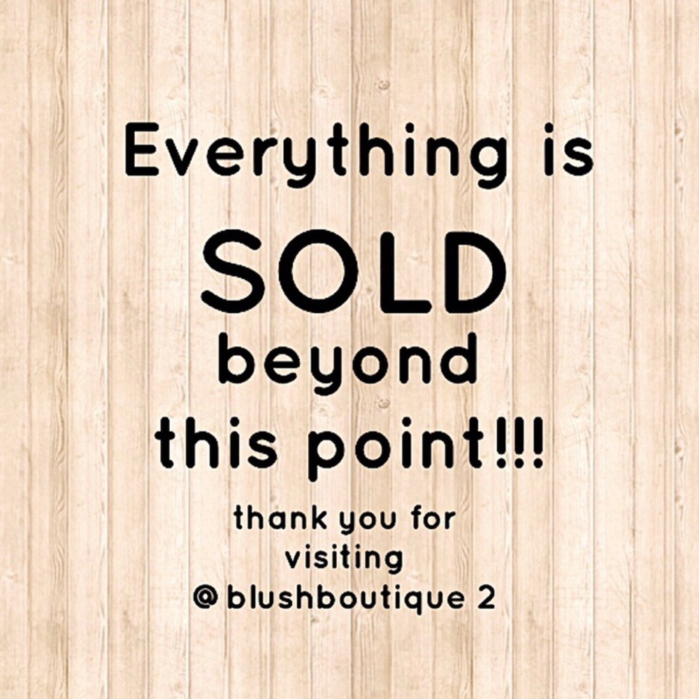 Sold items below.